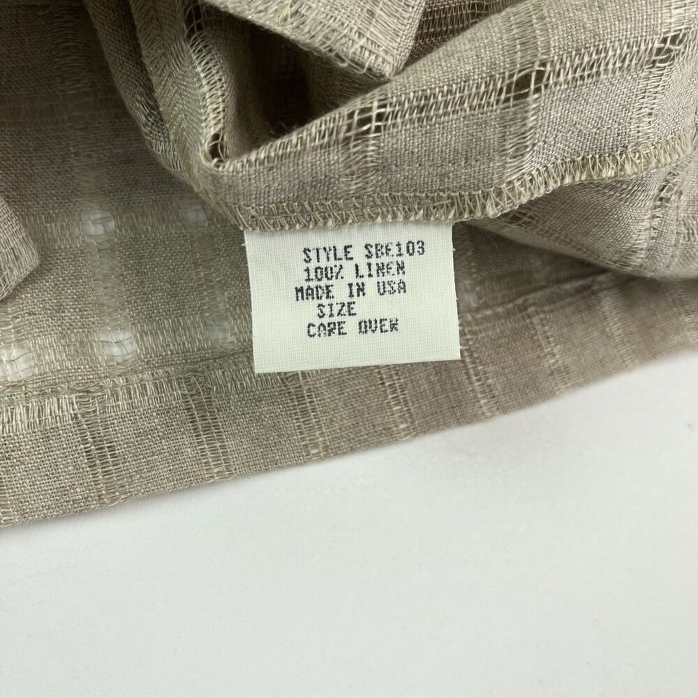 NWT David Dart Linen Top size XL Beige - Picture 11 of 12